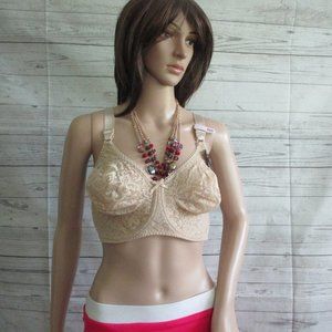NWT - BALI "Smoothing" Lace  bra - Un-padded - sz 40D - MSRP $44.00